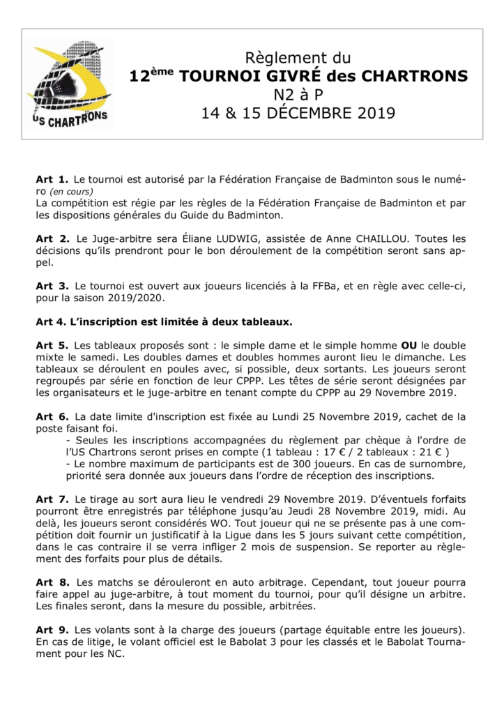 reglement tournoi 2019 page 1